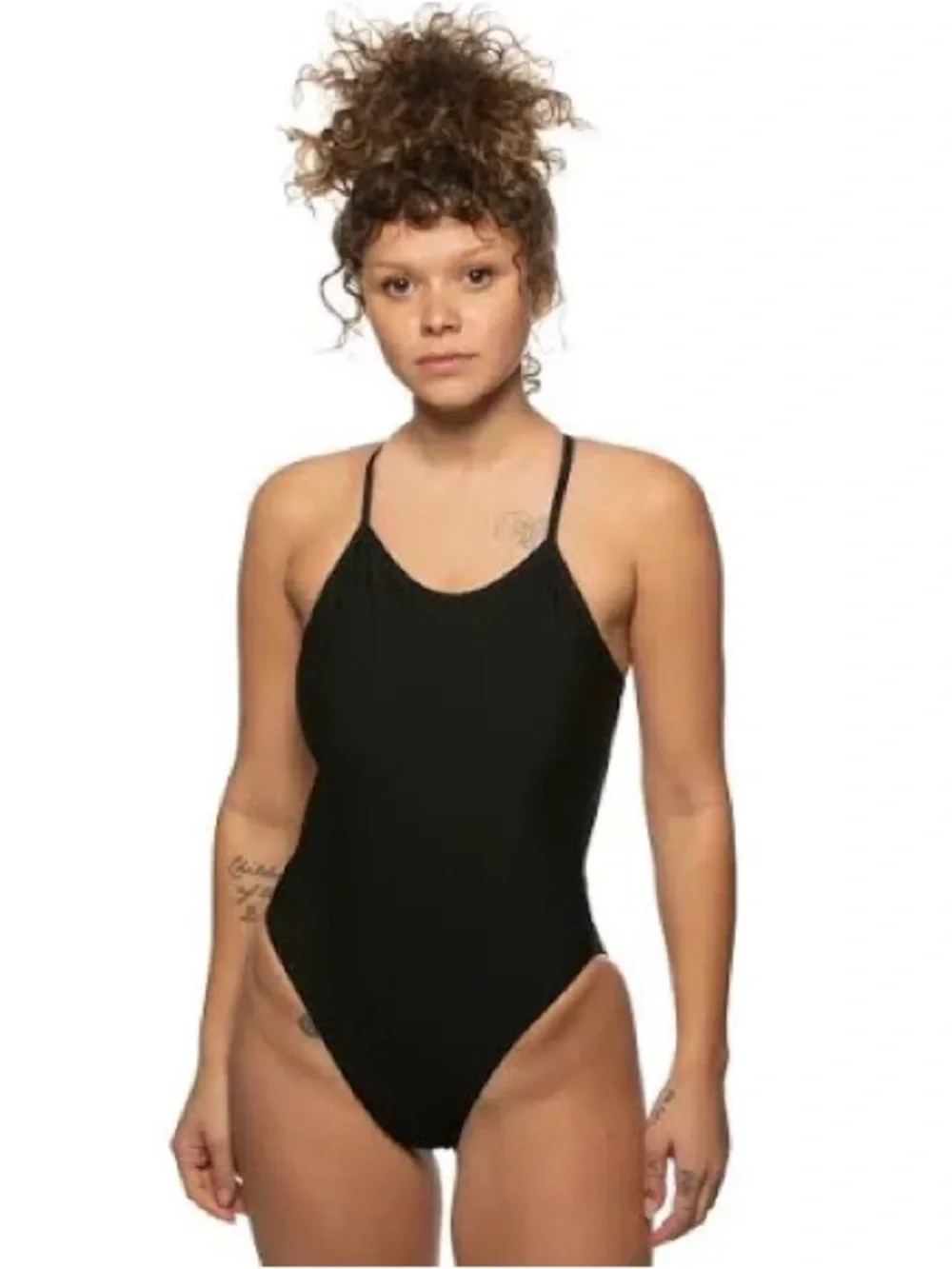 Jolyn Black One-Piece Swimsuit - Classic Strappy Style - Picture 7 of 7